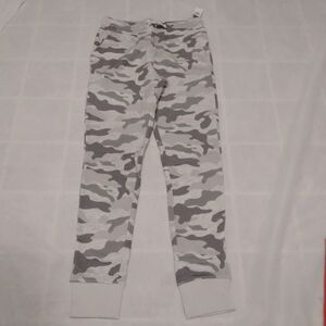 NWT Old Navy Gray Camo Jogger Sweatpants Girl's XL 14/16